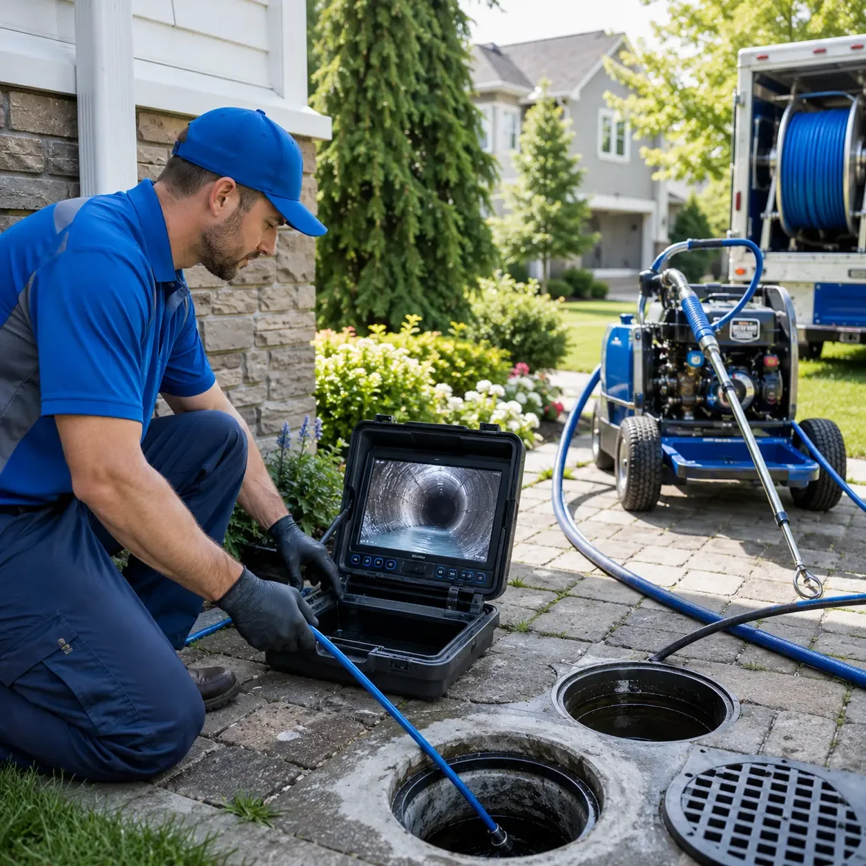 Outdoor drain cleaning professionals serving Woodbury, MN
